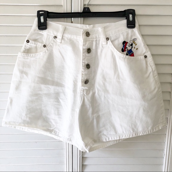 Disney Pants - Disney Mickey Mouse Vintage High Waisted Shorts